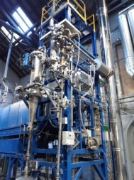 2 pcs. rotary tube furnaces, electrically heated - used
