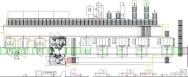 Multi functional-chamber kiln plant - used