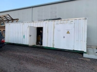 Power generator in a container 2500 kVA, used