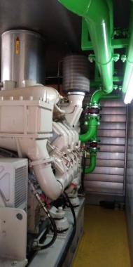 Emergency power system 1000 kVA, used