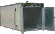 Air circulating chamber kiln, 13,45 m³, electrically heated - NEW 