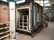 Shuttle kiln gasheated, 4,5 m³ - used