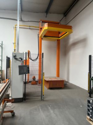 Semi-automatic line for shrink wrapping - used