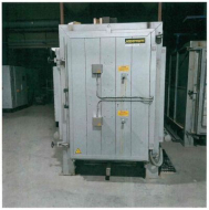 Shuttle kiln, electrically heated, 7,5 m³ - used