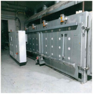 Shuttle kiln, electrically heated, 7,5 m³ - used