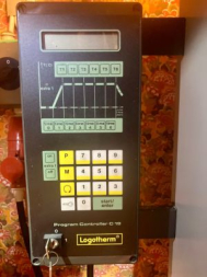 Kammerofen, elektrisch beheizt, 1400 °C, 200 Liter - gebraucht 